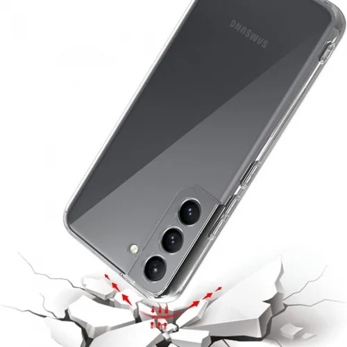 Samsung Galaxy S23 Kılıf Kamera Lens Korumalı Esnek Süper Silikon 0.3mm - Şeffaf