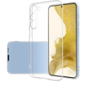 Samsung Galaxy S23 Kılıf Kamera Korumalı Esnek Silikon Kapak - Şeffaf
