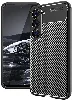Samsung Galaxy S23 Kılıf Karbon Serisi Mat Fiber Silikon Negro Kapak - Siyah