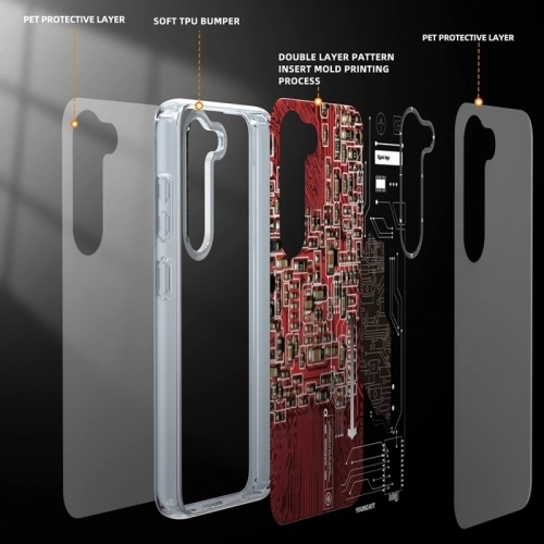 Samsung Galaxy S23 Kılıf Orjinal Lisanslı YoungKit Technology Serisi QC Kapak - Beyaz