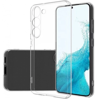 Samsung Galaxy S23 Plus Kılıf Kamera Korumalı Esnek Silikon Kapak - Şeffaf