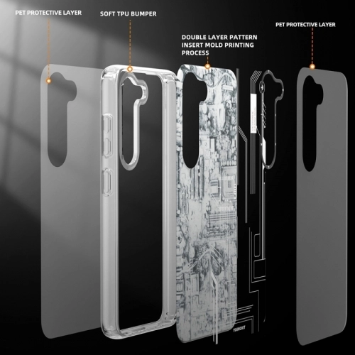 Samsung Galaxy S23 Plus Kılıf Orjinal Lisanslı YoungKit Technology Serisi QC Kapak - Kırmızı