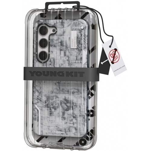 Samsung Galaxy S23 Plus Kılıf Orjinal Lisanslı YoungKit Technology Serisi QC Kapak - Mavi