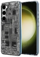 Samsung Galaxy S23 Plus Kılıf Orjinal Lisanslı YoungKit Technology Serisi QC Kapak - Siyah