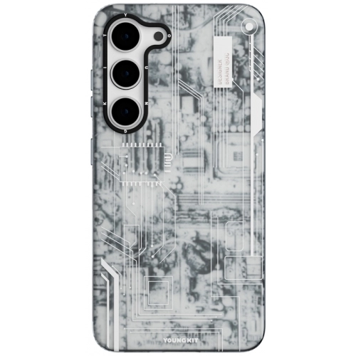 Samsung Galaxy S23 Plus Kılıf Orjinal Lisanslı YoungKit Technology Serisi QC Kapak - Siyah