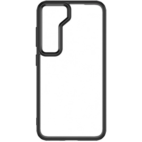 Samsung Galaxy S23 Plus Kılıf Volks Serisi Kenarları Silikon Arkası Şeffaf Sert Kapak - Siyah