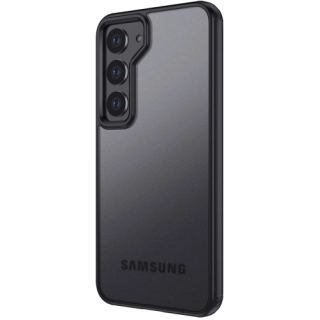 Samsung Galaxy S23 Plus Kılıf Volks Serisi Kenarları Silikon Arkası Şeffaf Sert Kapak - Siyah