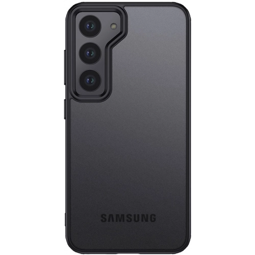 Samsung Galaxy S23 Plus Kılıf Volks Serisi Kenarları Silikon Arkası Şeffaf Sert Kapak - Siyah