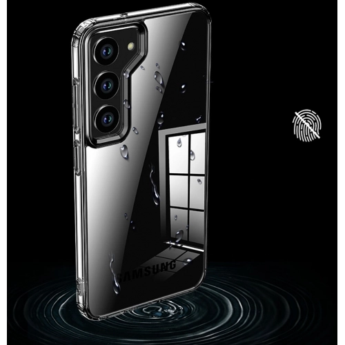 Samsung Galaxy S23 Plus Kılıf Volks Serisi Kenarları Silikon Arkası Şeffaf Sert Kapak - Siyah