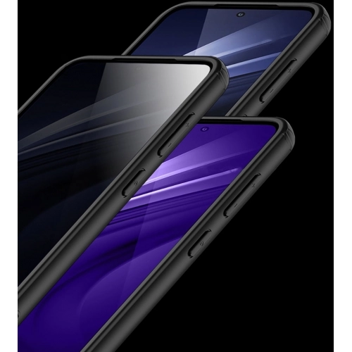 Samsung Galaxy S23 Plus Kılıf Volks Serisi Kenarları Silikon Arkası Şeffaf Sert Kapak - Siyah