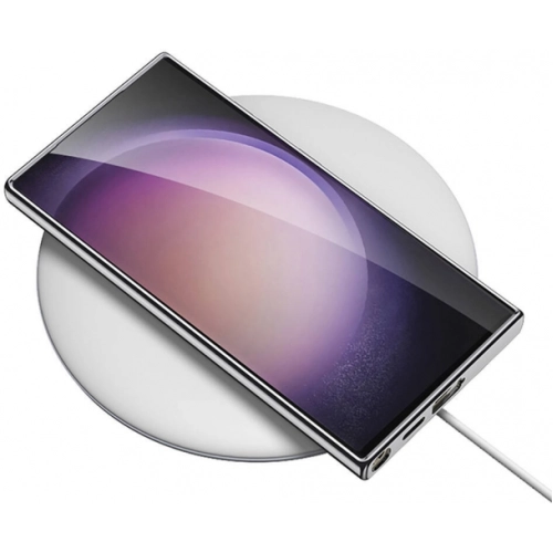 Samsung Galaxy S23 Ultra Kılıf Ultra İnce Kamera Korumalı PC + Deri Arka Yüzey X-Pro Kapak - Siyah