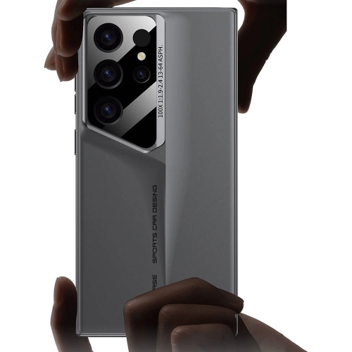 Samsung Galaxy S23 Ultra Kılıf Ultra İnce Kameralı Korumalı Sert Rubber Procase Kapak - Mor