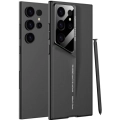 Samsung Galaxy S23 Ultra Kılıf Ultra İnce Kameralı Korumalı Sert Rubber Procase Kapak - Siyah