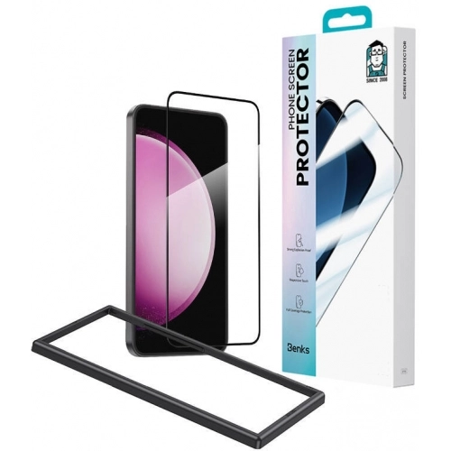 Samsung Galaxy S24 Benks Ultra Shield 0.3mm Ekran Koruyucu + Kolay Uygulama Aparatlı - Siyah