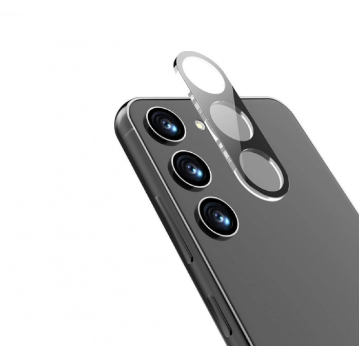 Samsung Galaxy S24 FE Kamera Lens 3D Koruyucu Cam  - Siyah
