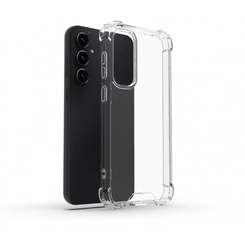 Samsung Galaxy S24 FE Kılıf Silikon Köşe Korumalı Airbag Darbe Emici Kapak - Şeffaf