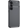 Samsung Galaxy S24 FE Kılıf Silikon Parmak İzi Bırakmayan Karbon Soft Negro Kapak - Siyah