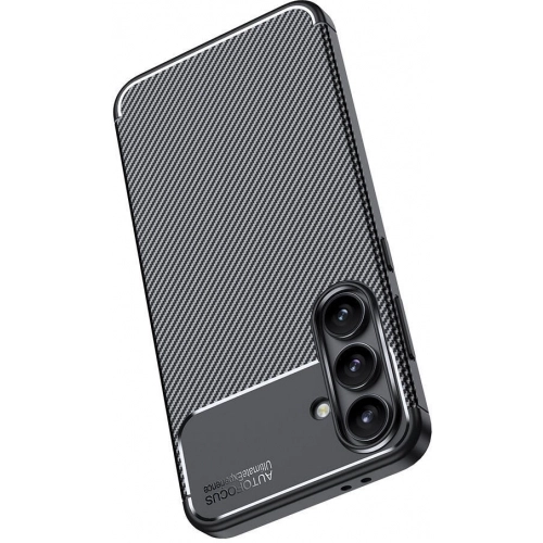 Samsung Galaxy S24 FE Kılıf Silikon Parmak İzi Bırakmayan Karbon Soft Negro Kapak - Siyah