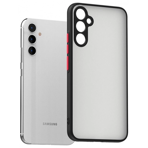 Samsung Galaxy S24 Kılıf Kamera Korumalı Arkası Şeffaf Mat Silikon Kapak - Lacivert