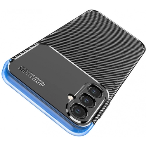 Samsung Galaxy S24 Kılıf Silikon Parmak İzi Bırakmayan Karbon Soft Negro Kapak - Siyah