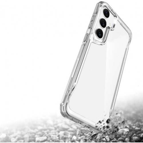 Samsung Galaxy S24 Kılıf Şeffaf TPU Kenarları Esnek Crystal T-Max Kapak - Şeffaf