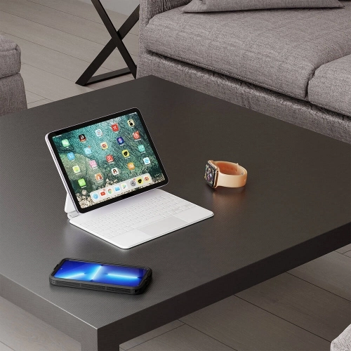 Samsung Galaxy S24 Kılıf Su Geçirmez Toza Dayanıklı IP68 Sertifikalı 360 Tam Koruma Kapak - Siyah