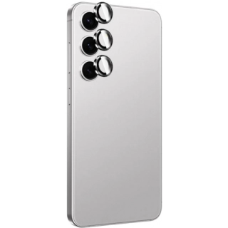 Samsung Galaxy S24 Lens Koruyucu Titanium Premium Temperli Kamera Lens Koruyucu - Gri
