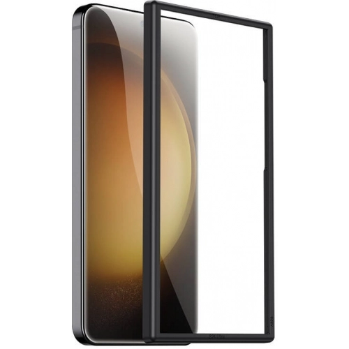 Samsung Galaxy S24 Plus Benks Glass Warrior Cam Ekran Koruyucu + Kolay Uygulama Aparatlı - Siyah