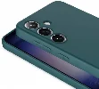 Samsung Galaxy S24 Plus Kılıf İçi Kadife Mat Mara Lansman Silikon Kapak  - Koyu Yeşil