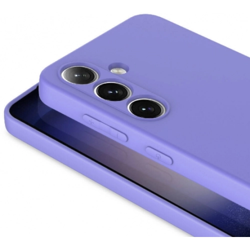 Samsung Galaxy S24 Plus Kılıf İçi Kadife Mat Mara Lansman Silikon Kapak - Lacivert