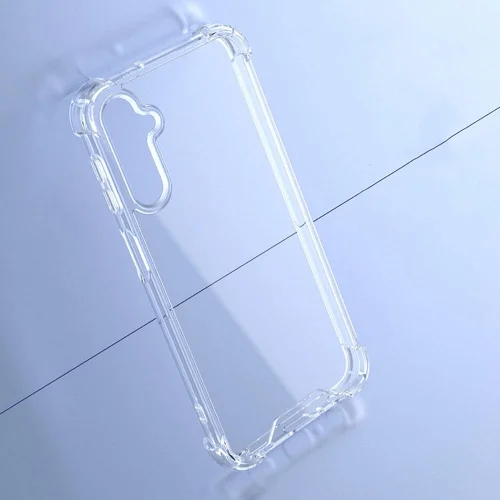 Samsung Galaxy S24 Plus Kılıf Köşe Korumalı Airbag Şeffaf Silikon Anti-Shock