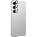 Samsung Galaxy S24 Plus Lens Koruyucu Titanium Premium Temperli Kamera Lens Koruyucu - Gri