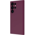 Samsung Galaxy S24 Ultra Kılıf İçi Kadife Mat Mara Lansman Silikon Kapak  - Koyu Mor