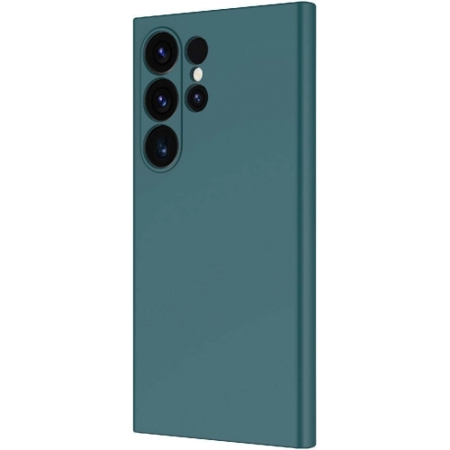 Samsung Galaxy S24 Ultra Kılıf İçi Kadife Mat Mara Lansman Silikon Kapak  - Siyah