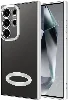 Samsung Galaxy S24 Ultra Kılıf Kamera Korumalı Silikon Logo Açık Omega Kapak - Gümüş