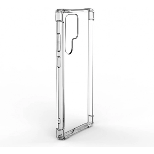 Samsung Galaxy S24 Ultra Kılıf Silikon Köşe Korumalı Airbag Darbe Emici Kapak - Şeffaf