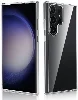 Samsung Galaxy S24 Ultra Kılıf Sert Arka Yüzey İnce Droga Kapak - Şeffaf