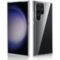 Samsung Galaxy S24 Ultra Kılıf Sert Arka Yüzey İnce Droga Kapak - Şeffaf