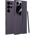 Samsung Galaxy S24 Ultra Kılıf Ultra İnce Kameralı Korumalı Sert Rubber Procase Kapak - Mor