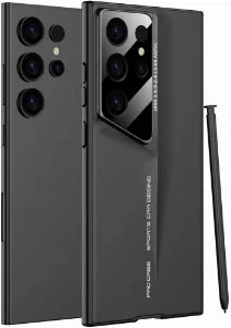 Samsung Galaxy S24 Ultra Kılıf Ultra İnce Kameralı Korumalı Sert Rubber Procase Kapak - Siyah