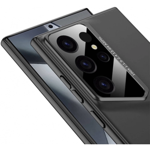 Samsung Galaxy S24 Ultra Kılıf Ultra İnce Kameralı Korumalı Sert Rubber Procase Kapak - Siyah