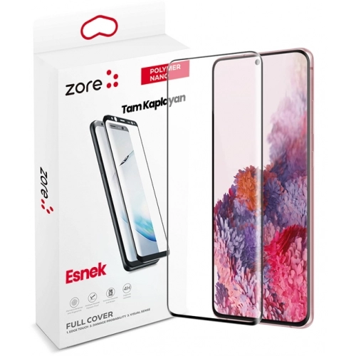 Samsung Galaxy S24 Ultra Nano Tam Kaplayan Polymer Ekran Koruyucu - Siyah