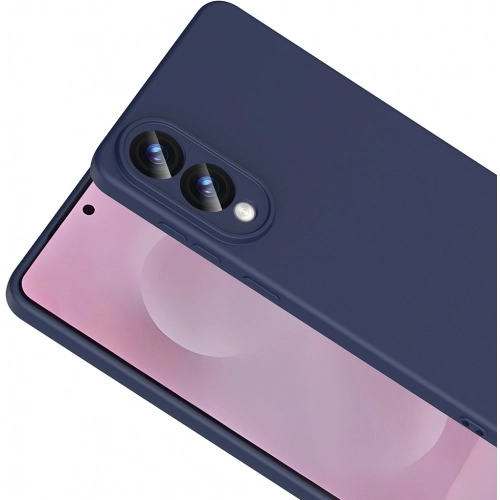 Samsung Galaxy S25 Edge Kılıf İçi Kadife Mat Mara Lansman Silikon Kapak - Koyu Yeşil