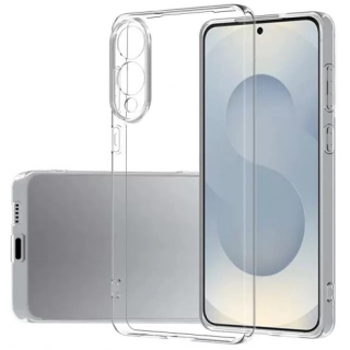 Samsung Galaxy S25 Edge Kılıf Kamera Korumalı Esnek Silikon Kapak - Şeffaf