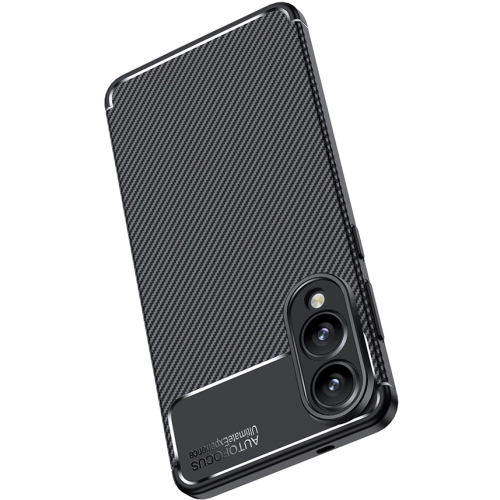 Samsung Galaxy S25 Edge Kılıf Silikon Parmak İzi Bırakmayan Karbon Soft Negro Kapak - Siyah