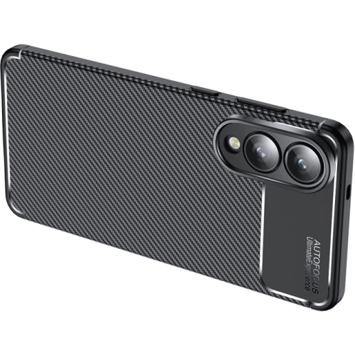 Samsung Galaxy S25 Edge Kılıf Silikon Parmak İzi Bırakmayan Karbon Soft Negro Kapak - Siyah