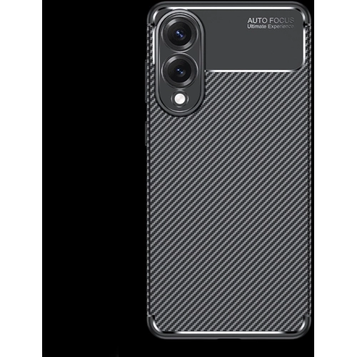 Samsung Galaxy S25 Edge Kılıf Silikon Parmak İzi Bırakmayan Karbon Soft Negro Kapak - Siyah