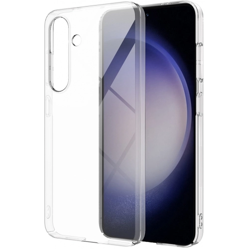 Samsung Galaxy S25 Kılıf Sert Arka Yüzey İnce Droga Kapak - Şeffaf