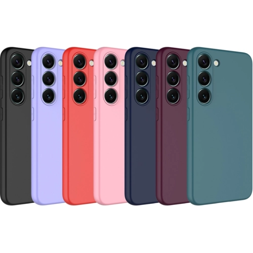 Samsung Galaxy S25 Plus Kılıf İçi Kadife Mat Mara Lansman Silikon Kapak - Lacivert