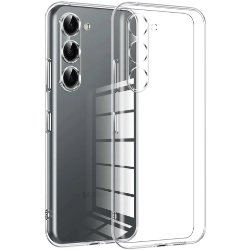 Samsung Galaxy S25 Plus Kılıf Kamera Korumalı Esnek Silikon Kapak - Şeffaf